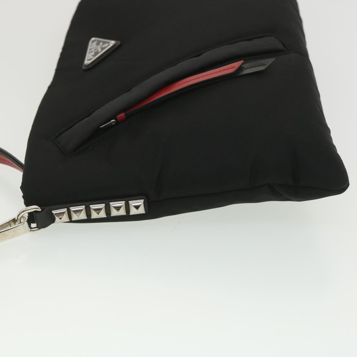 Prada Clutch Bag Nylon Black