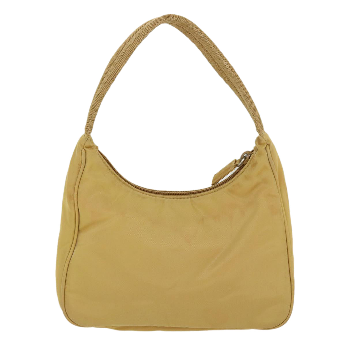 Prada Hand Bag Nylon Beige