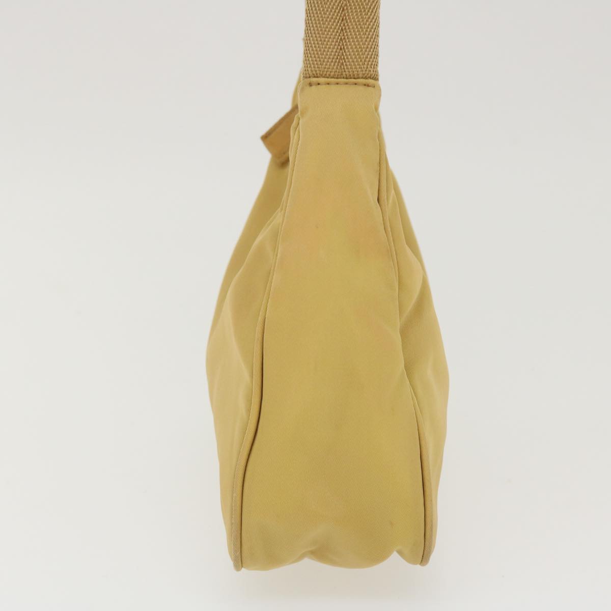 Prada Hand Bag Nylon Beige