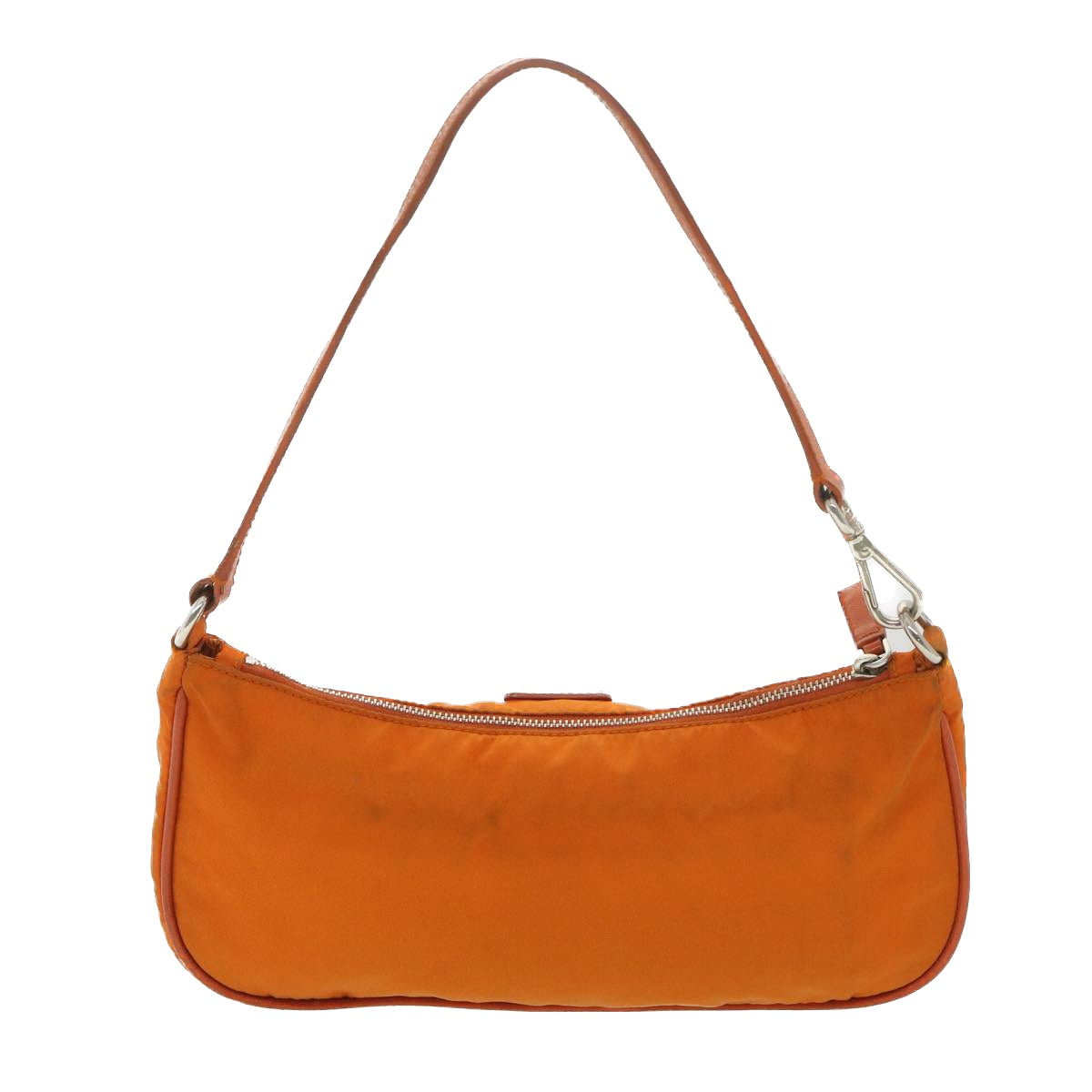 Prada Accessory Pouch Nylon Orange Luxury Handbag