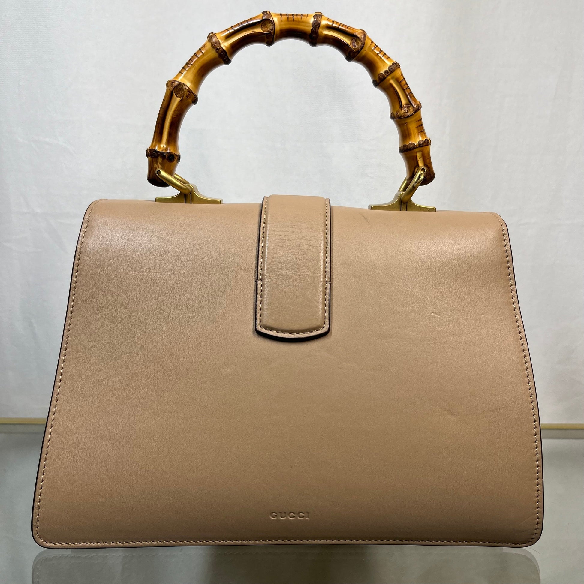 Gucci Leather Top Handle Shoulder Bag
