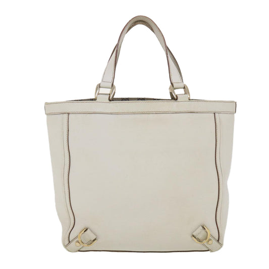 GUCCI Shoulder Bag Leather White 130739 38678