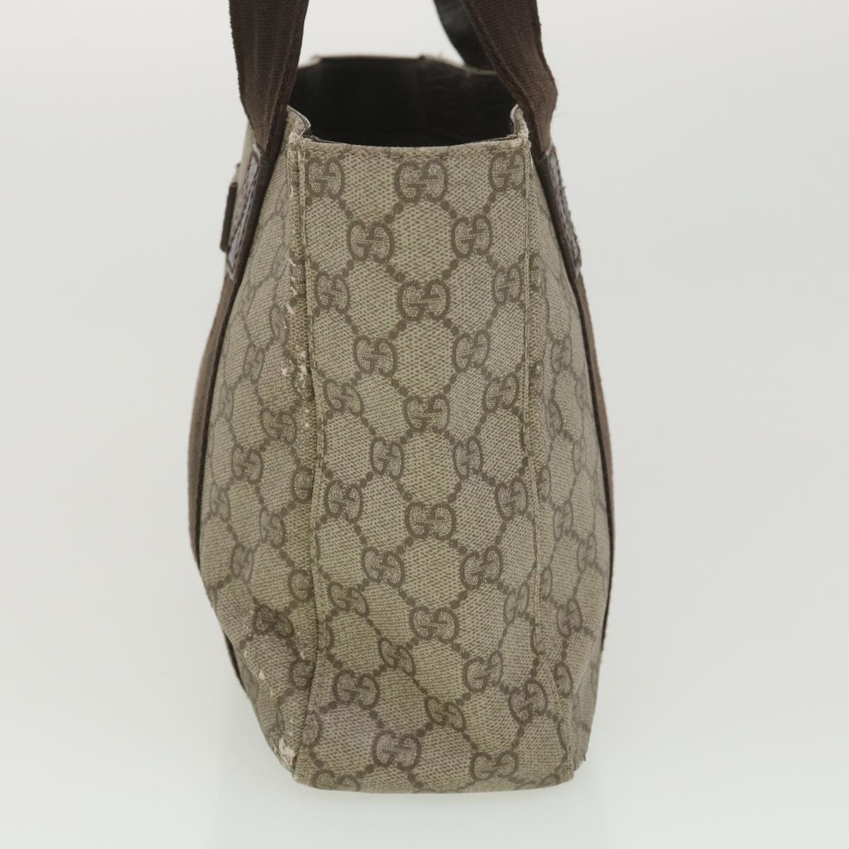 Gucci Leather Canvas Handbag