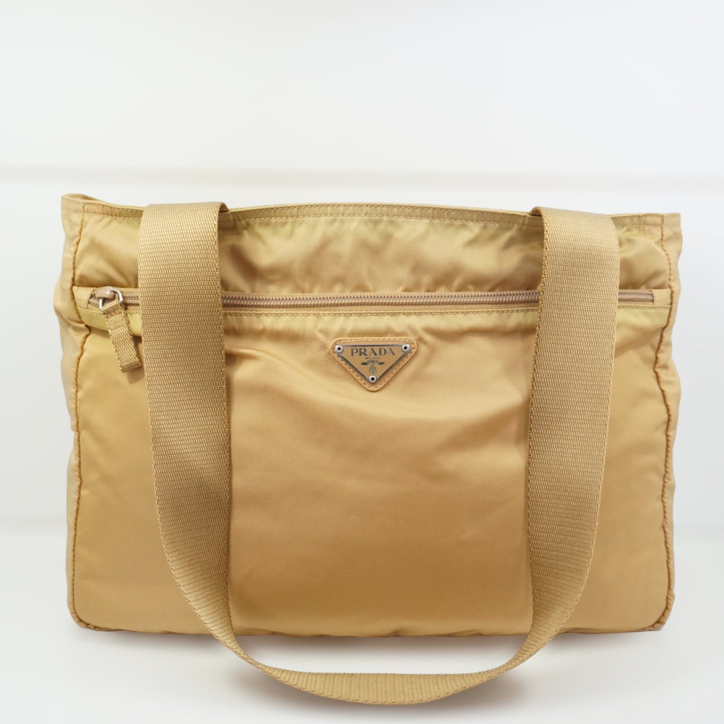 Prada Sandfarvet Luxury Handbag