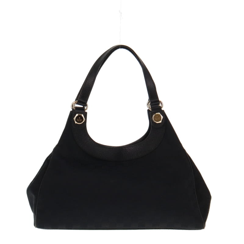 Gucci Black Leather Tote Style 12