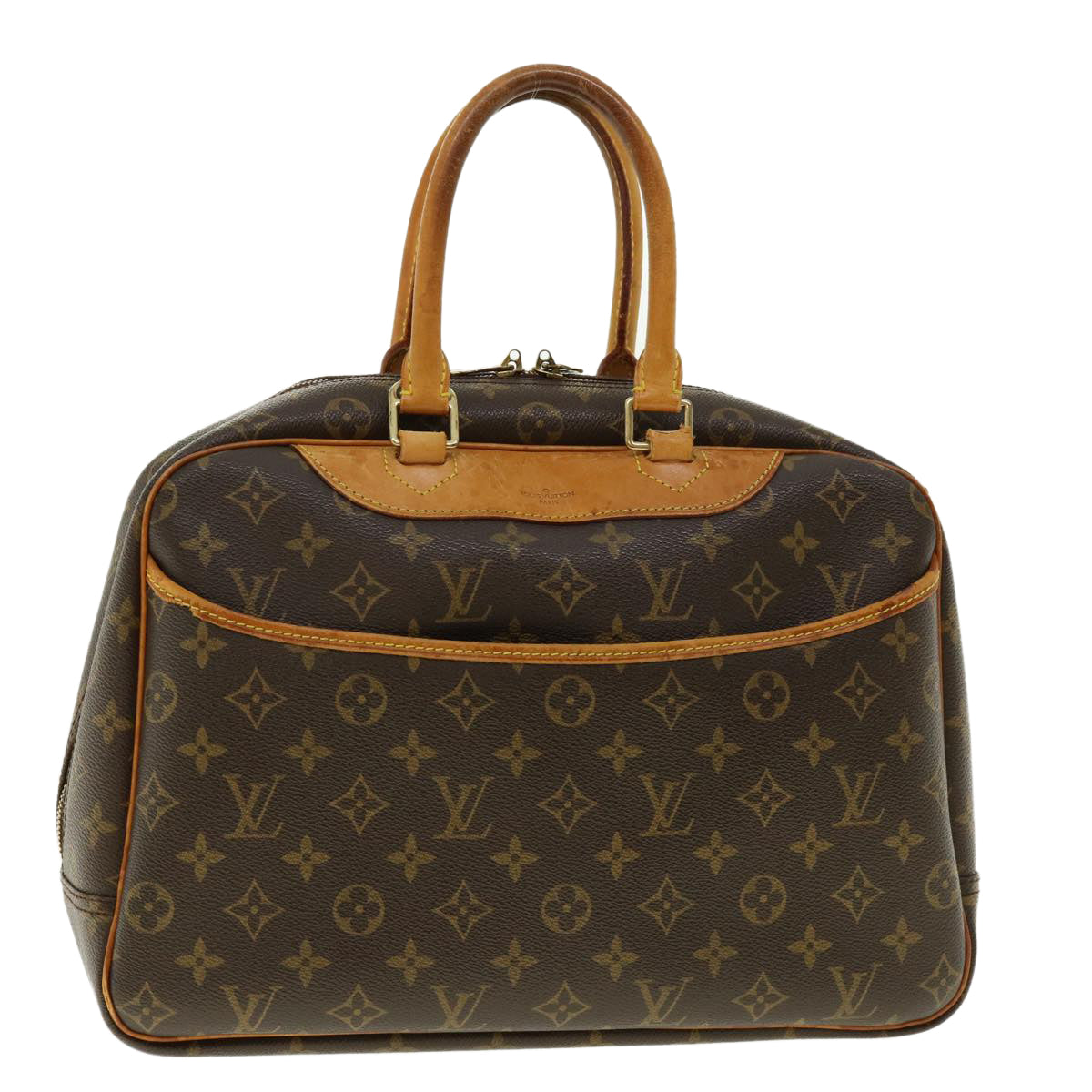 LOUIS VUITTON Monogram Deauville Hand Bag M47270 LV 39259