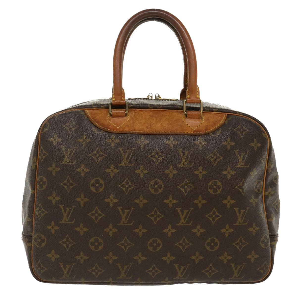 LOUIS VUITTON Monogram Deauville Hand Bag M47270 LV 39526