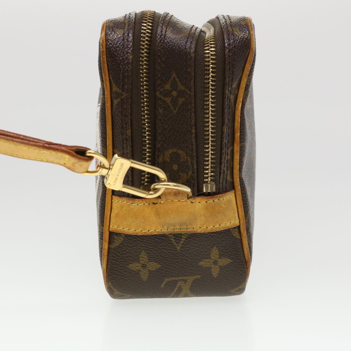 LOUIS VUITTON Monogram China Run Pavel Clutch Bag M41432 LV 39532
