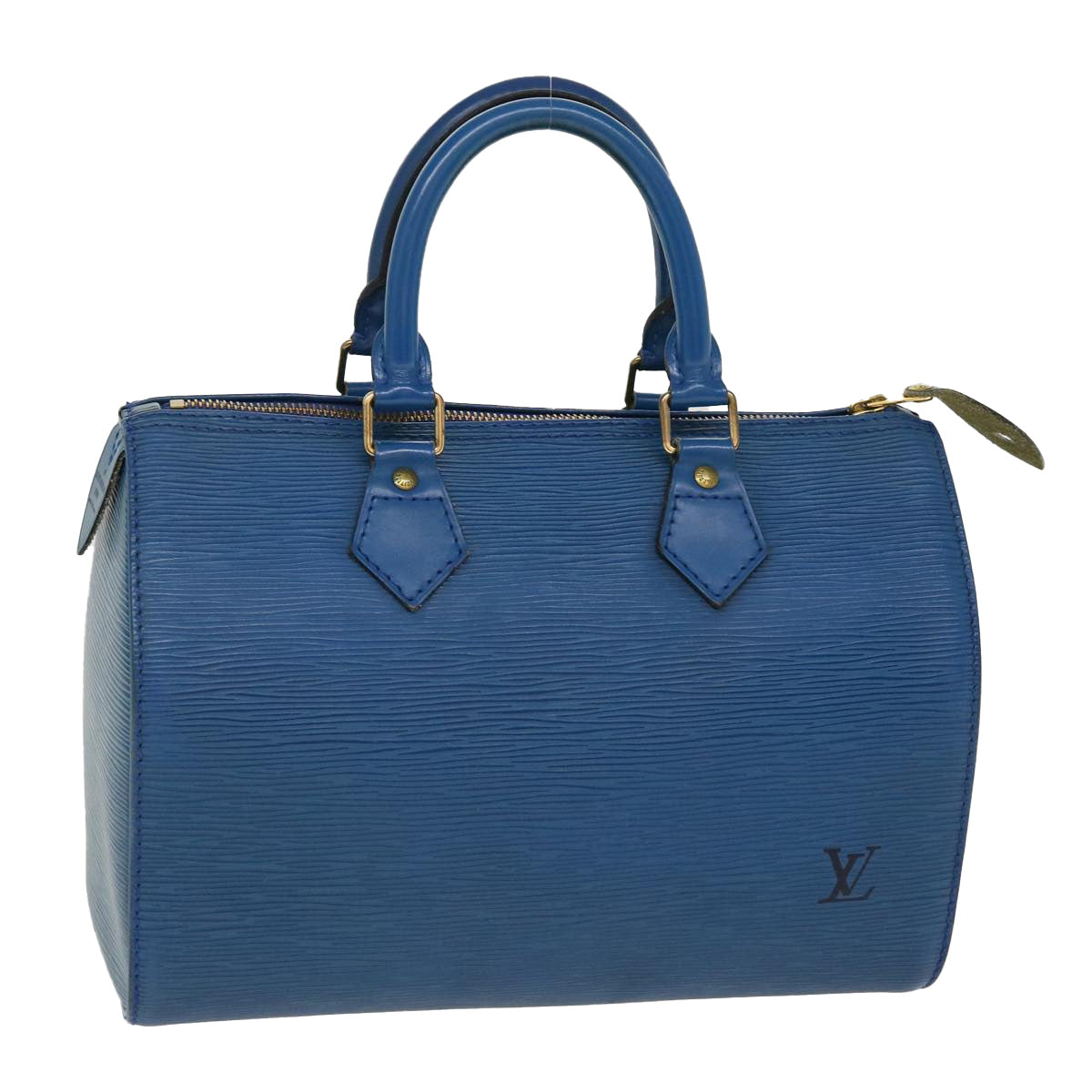 LOUIS VUITTON Epi 25 Hand Bag Toledo Blue M43015 LV 39534