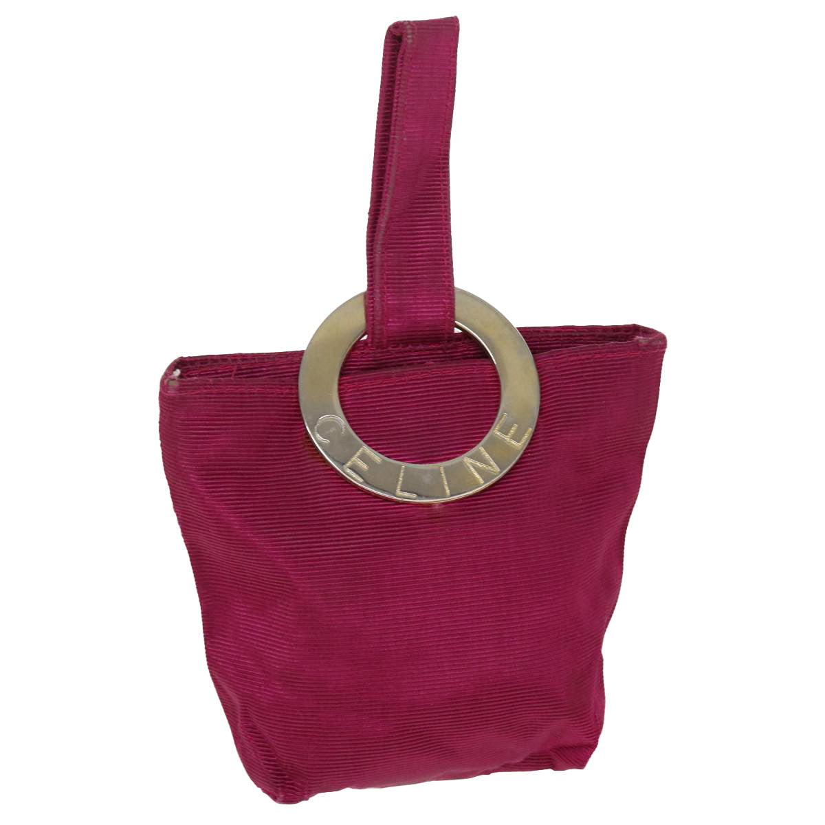 Luxury CELINE Pouch Nylon Pink 39620