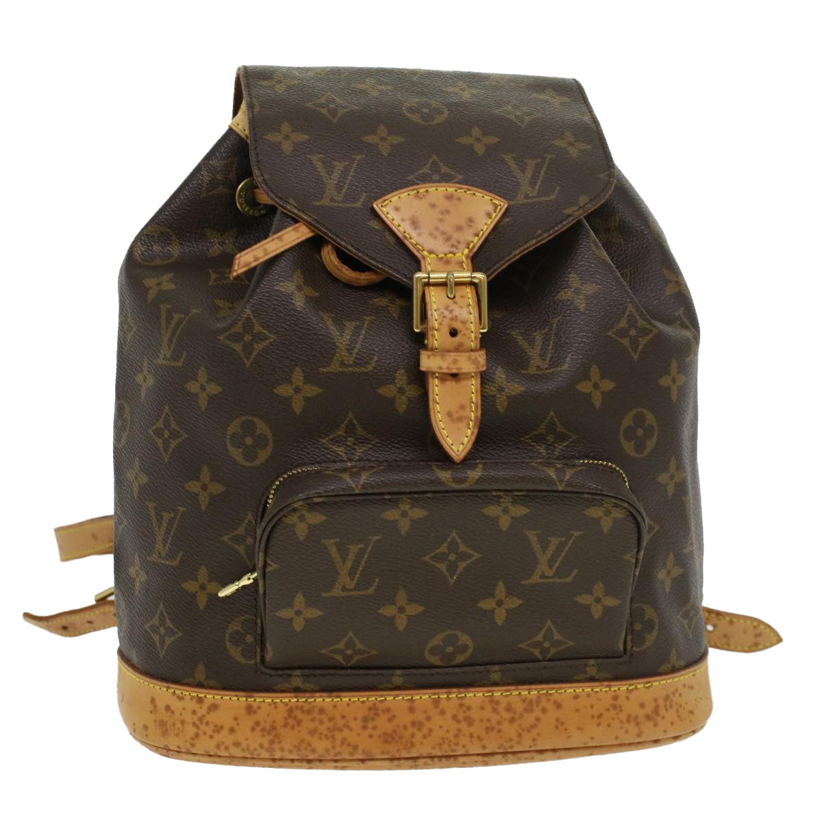 LOUIS VUITTON Monogram Montsouris MM Backpack M51136 LV 39698