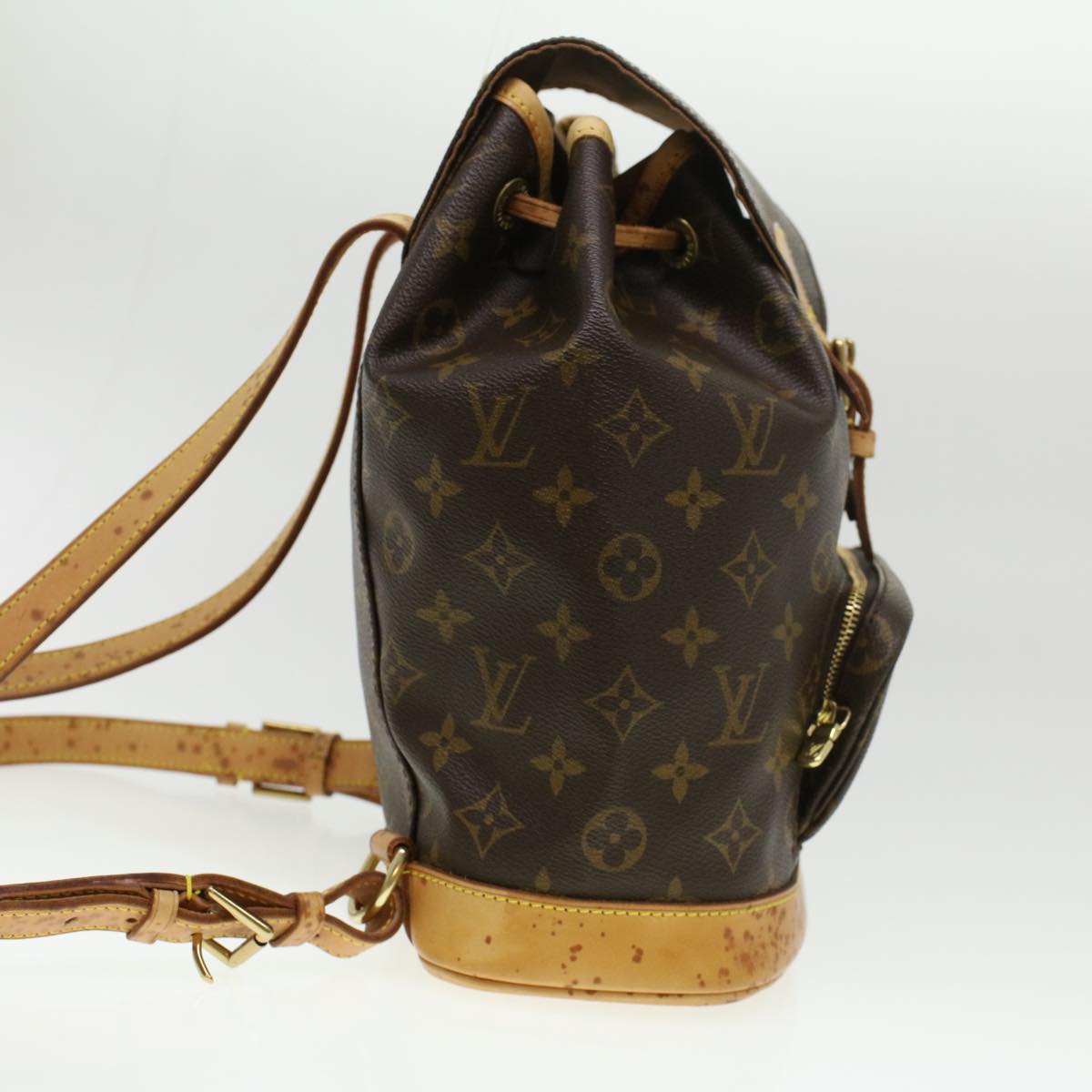 LOUIS VUITTON Monogram Montsouris MM Backpack M51136 LV 39698