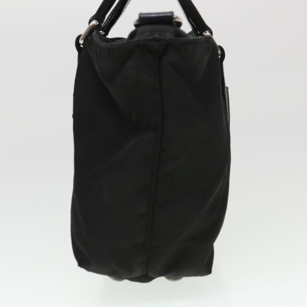 PRADA Hand Bag Nylon 2way Black Auth