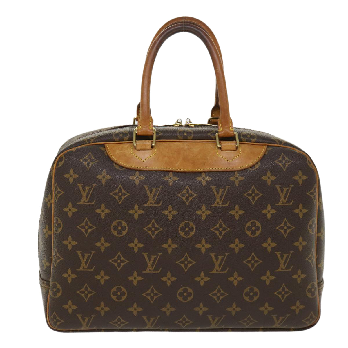 LOUIS VUITTON Monogram Deauville Hand Bag M47270 LV 39874