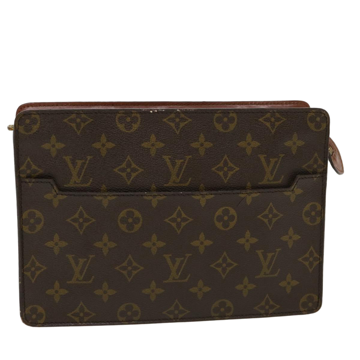 LOUIS VUITTON Monogram Pochette Homme Clutch Bag M51795 LV 39891