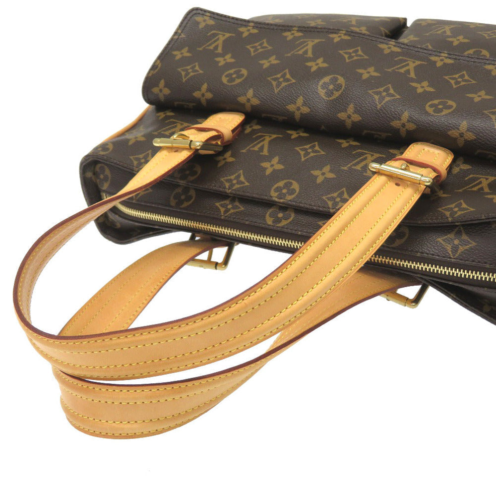 LOUIS VUITTON Handbag Monogram canvas Brown Monogram Multiply Cite Women