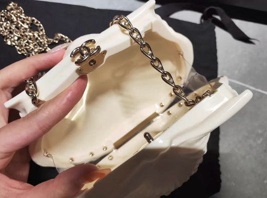 Chanel Shell MinaudiÃ¨re Clutch Bag
