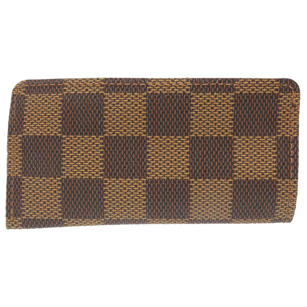 LOUIS VUITTON Key case Key holder Damier canvas Brown Damier Ebene ClochettePM Women(Unisex)