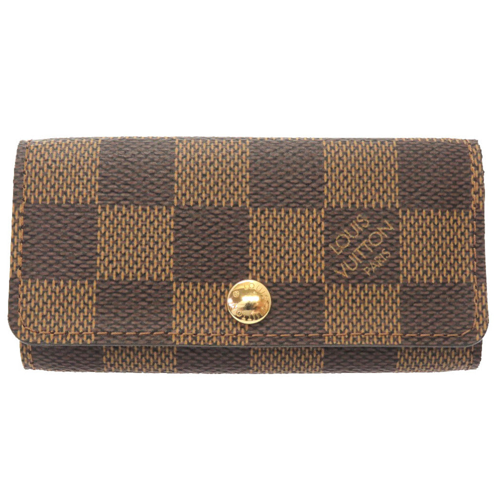 LOUIS VUITTON Key case Key holder Damier canvas Brown Damier Multicles4 Women(Unisex)