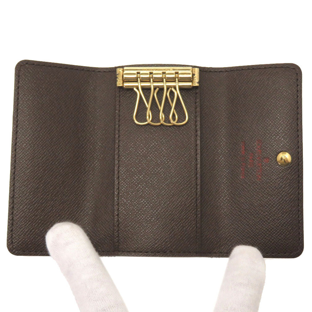 LOUIS VUITTON Key case Key holder Damier canvas Brown Damier Multicles4 Women(Unisex)