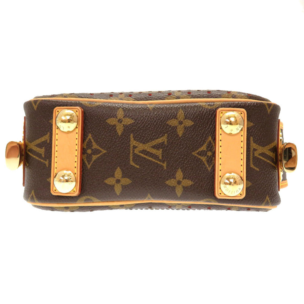 LOUIS VUITTON Shoulder Bag Monogram Perfo Orange Monogram Perfo Mini Trocadero Women
