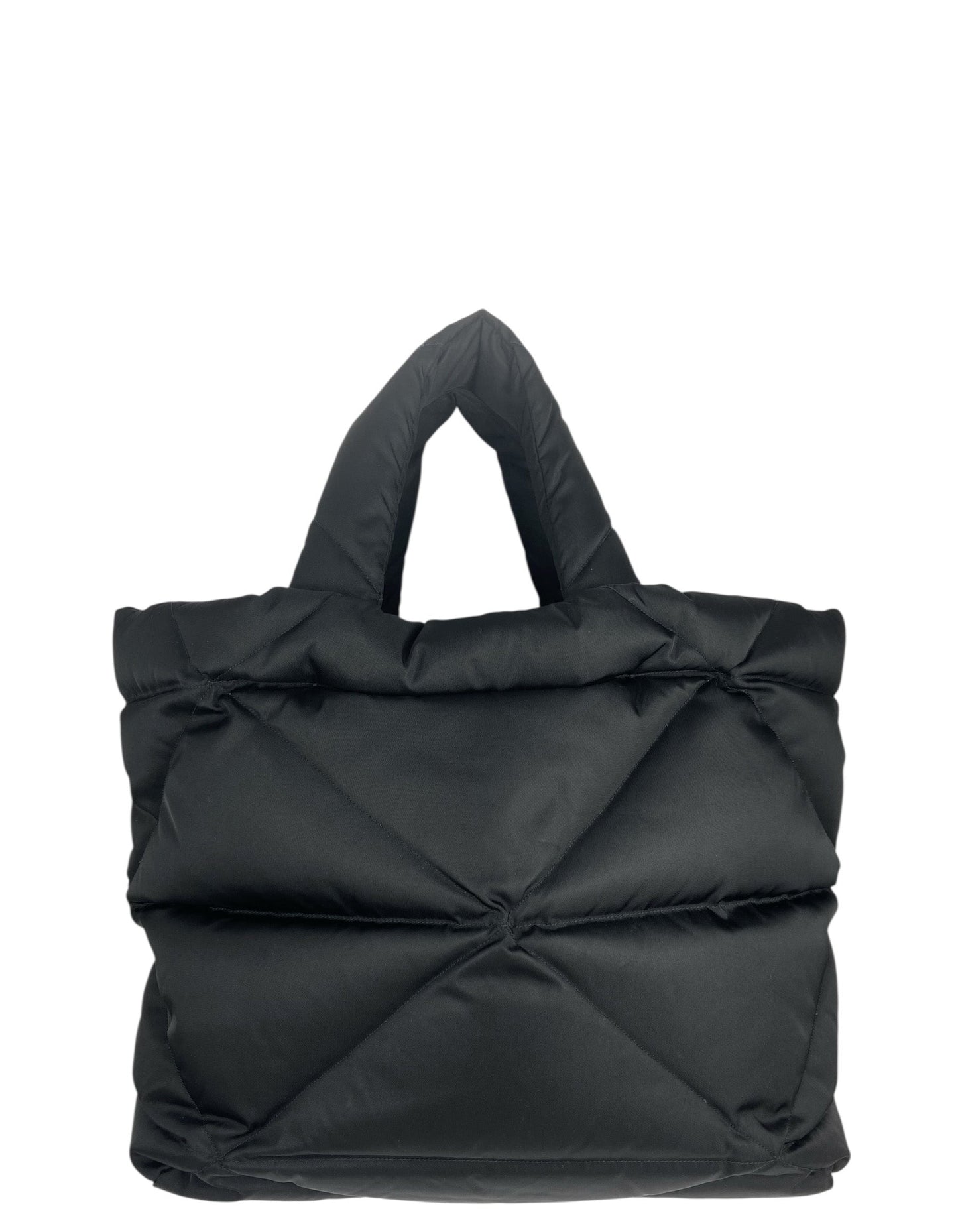 Prada Black Tessuto Re-Nylon Padded Tote
