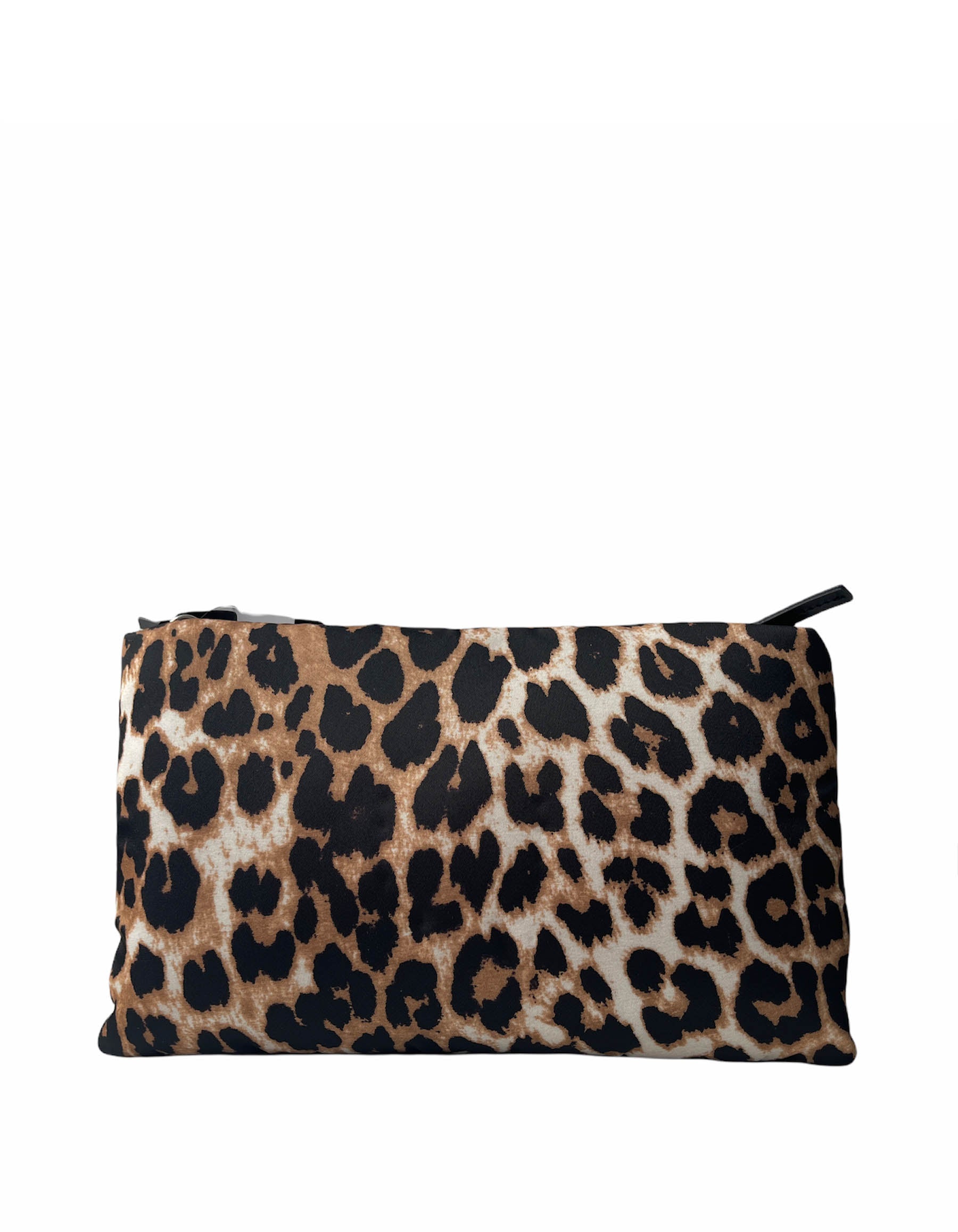 Prada NWT Leopard-Print Nylon Pouch/Crossbody Bag