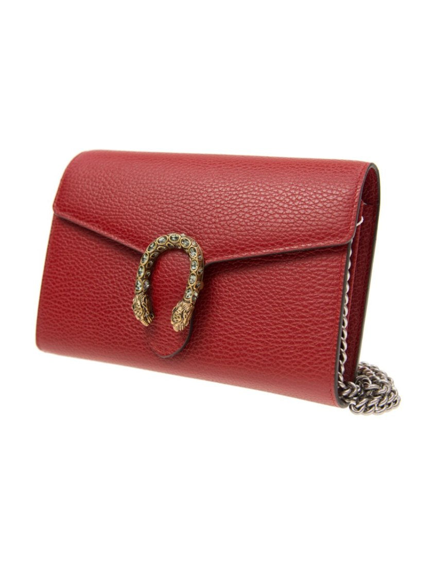 Gucci Leather Chain Shoulder Bag Style 17