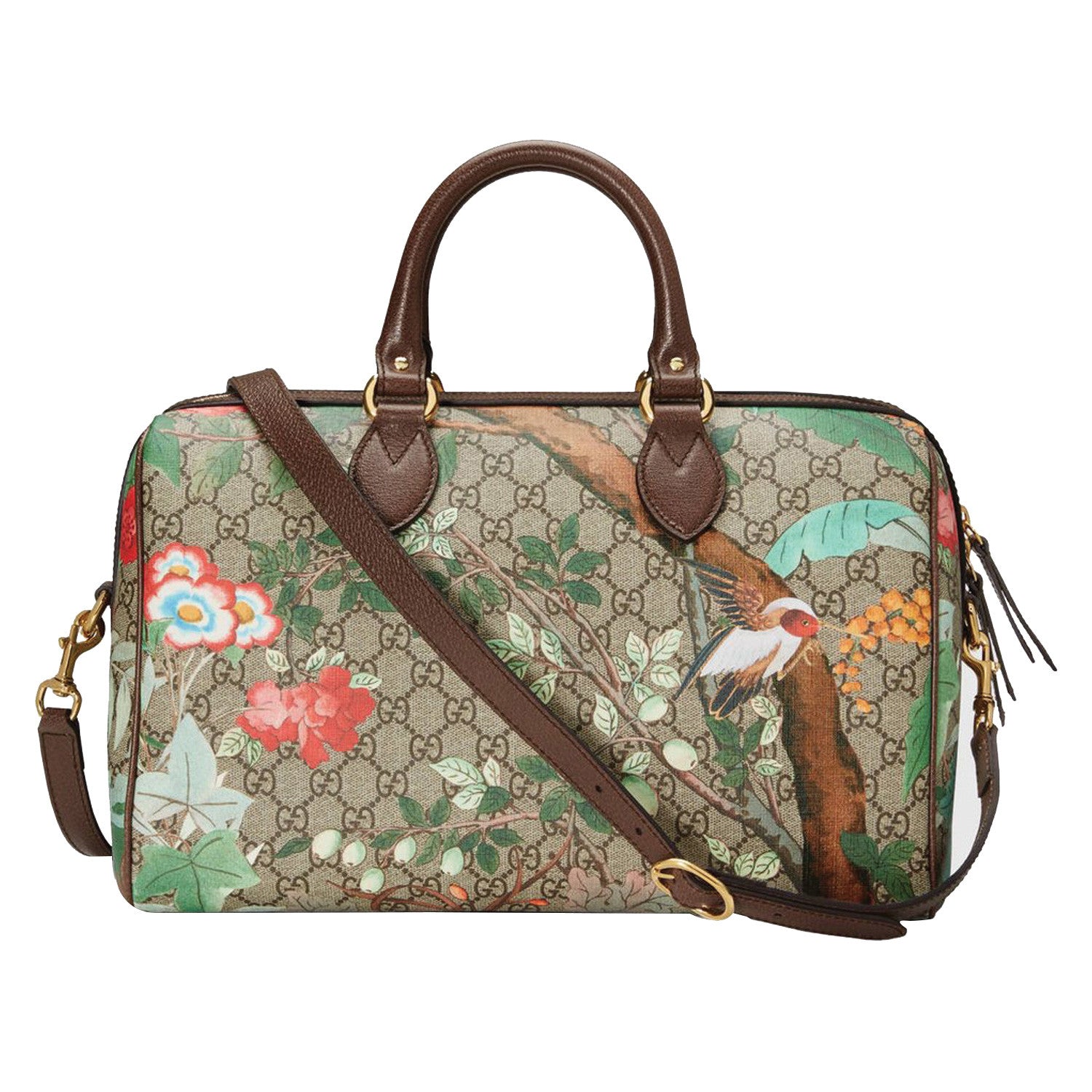 Gucci GG Supreme Leather Canvas Shoulder Bag Style 7