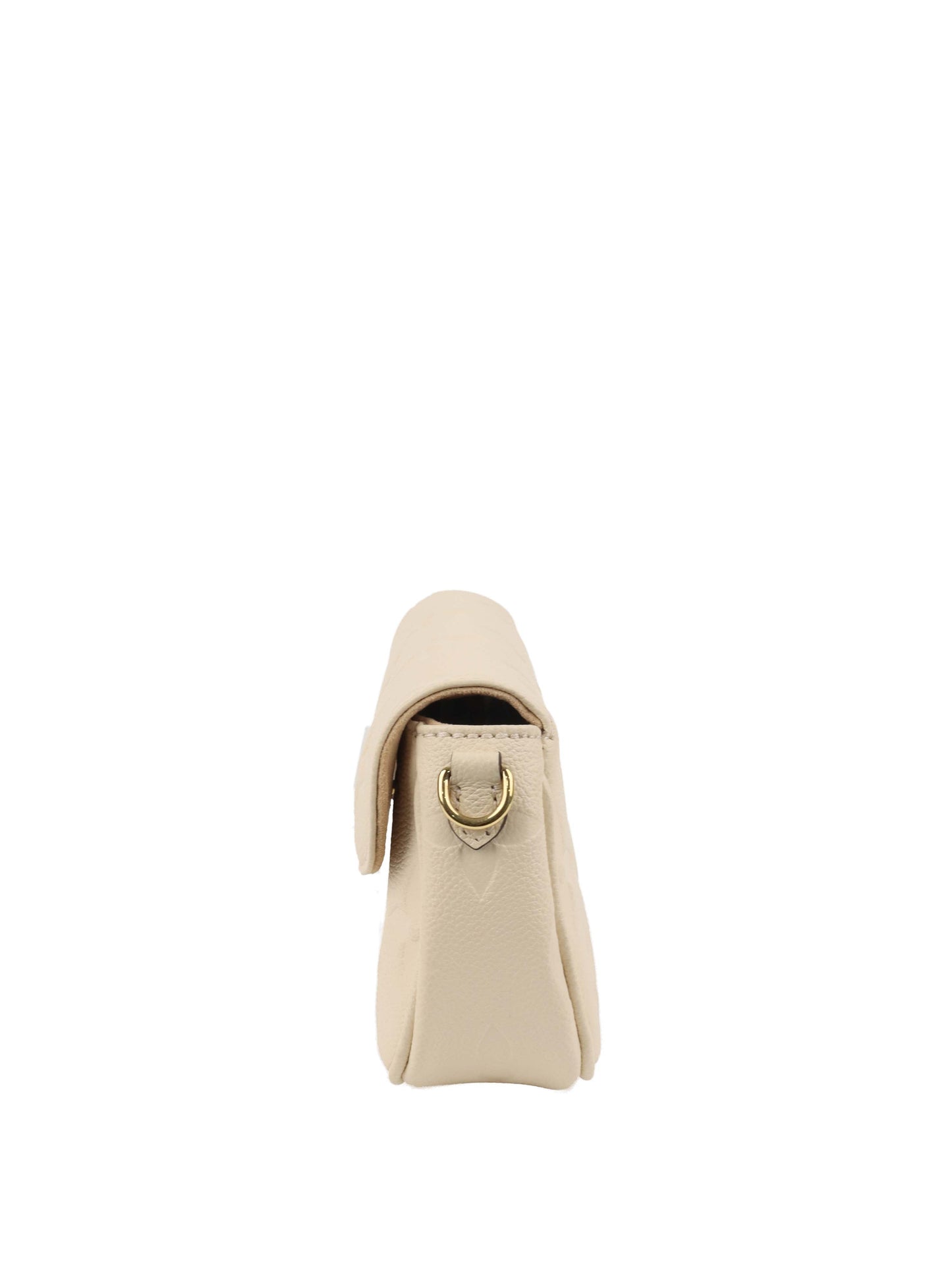 Louis Vuitton Cream Monogram Wallet on Chain Ivy.
