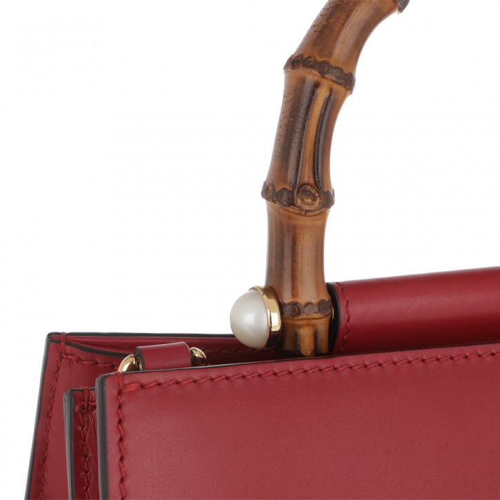 Gucci Monogram Leather Top Handle Crossbody