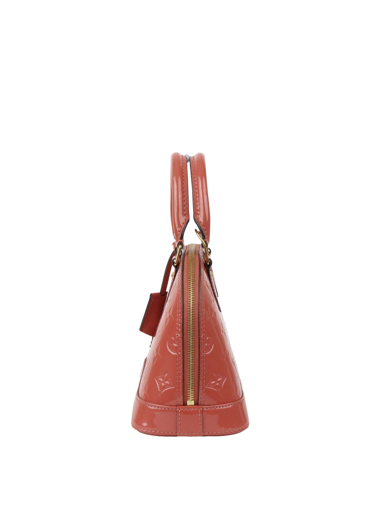 Louis Vuitton Pink Patent Vernis Alma BB