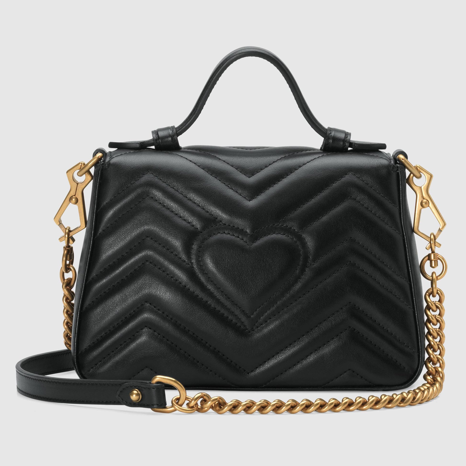 Gucci Monogram Chain Leather Crossbody