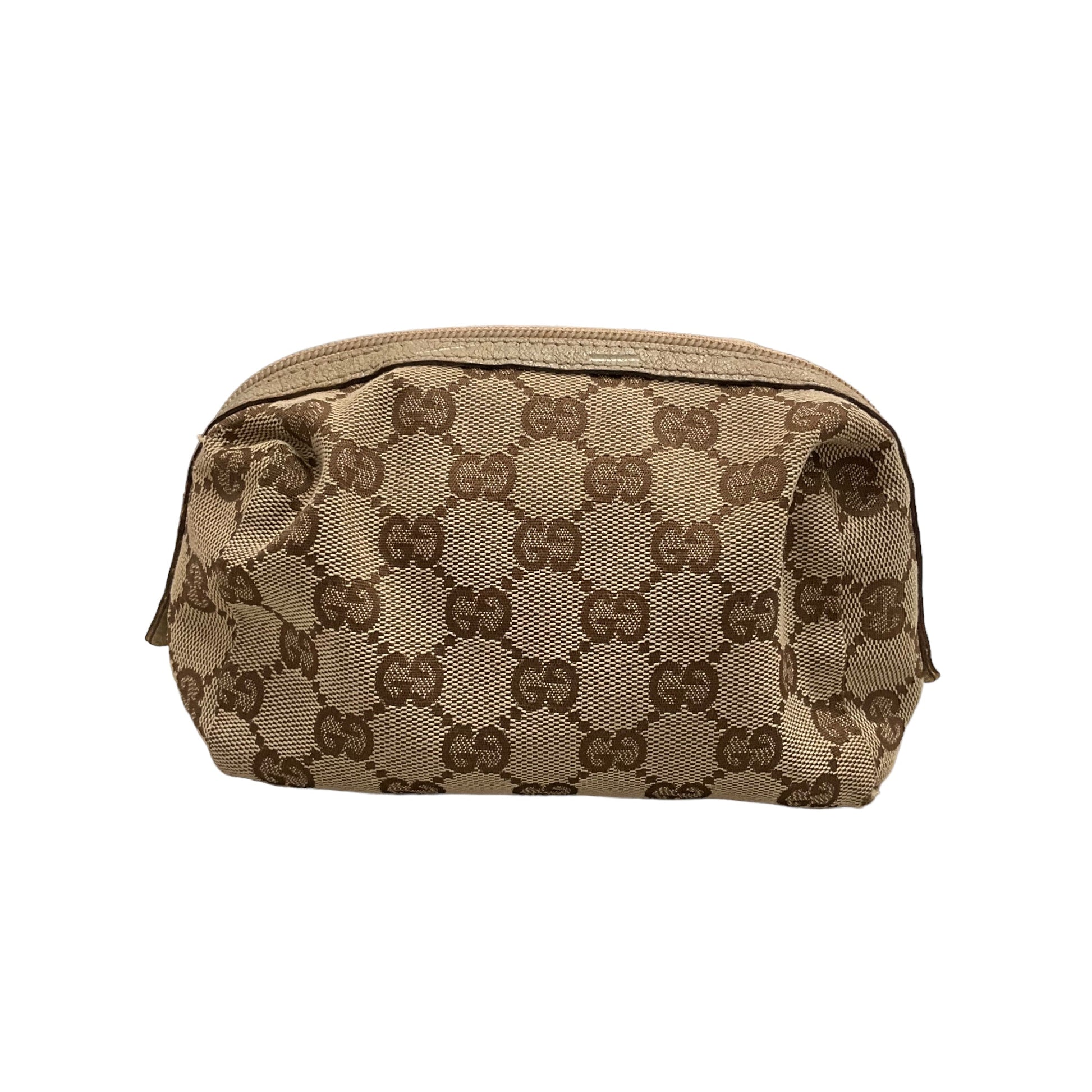 Gucci Leather Canvas Clutch Style 1