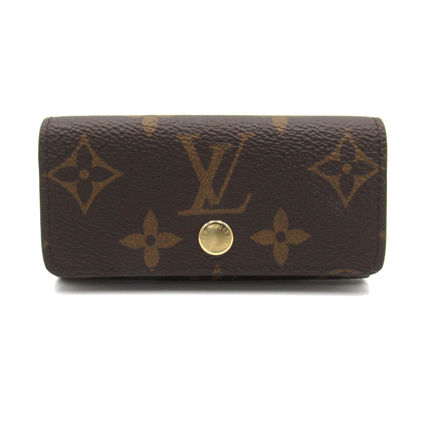 Louis Vuitton Multiple 4 Keycase Keycase Accessories PVC Coated Canvas Monogram Brown M69517