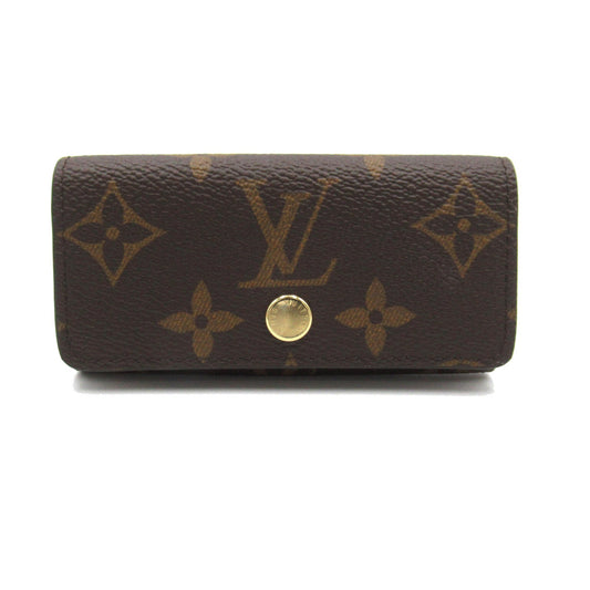 Louis Vuitton Multiple 4 Keycase Keycase Accessories PVC Coated Canvas Monogram Brown M69517