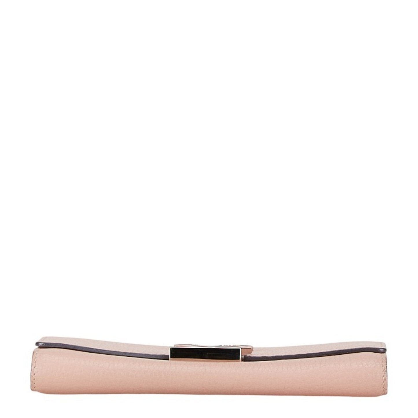 Louis Vuitton Leather Long Wallet (Bi-Fold)