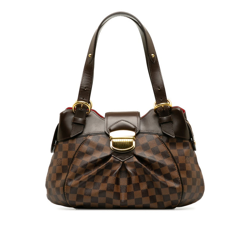 Louis Vuitton Louis Vuitton DamiÃ¨re N41542 Shoulder Bag PVC/Leather Evan Brown Ladies