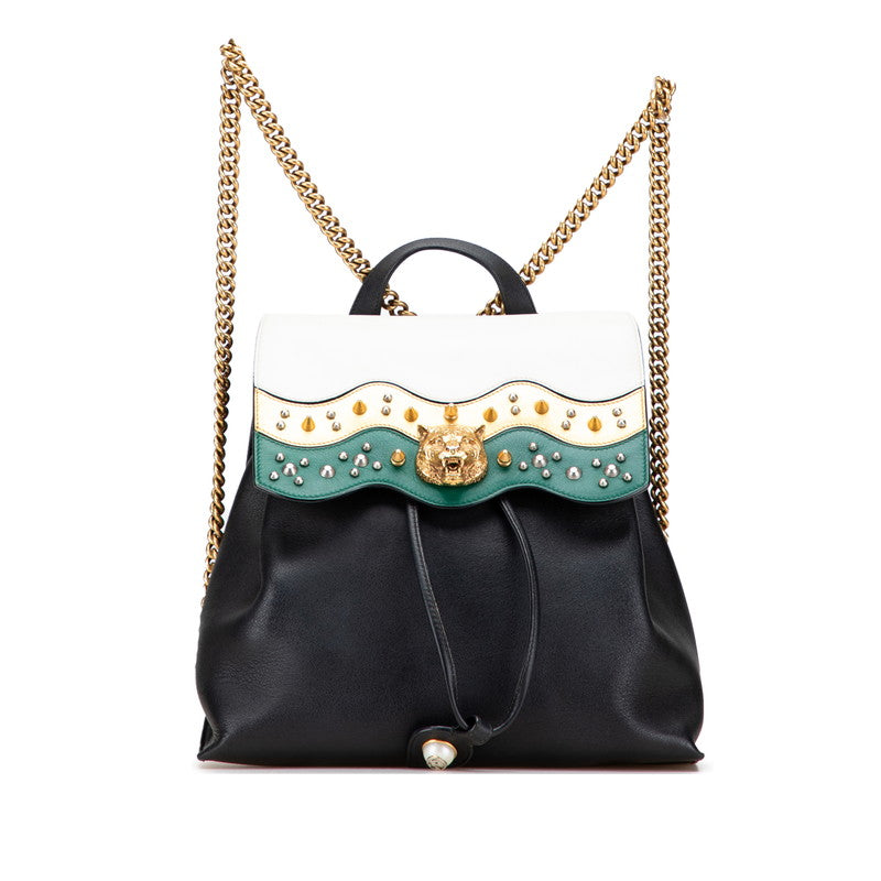 Gucci AnimaliÃ© Tiger Head Leather Backpack