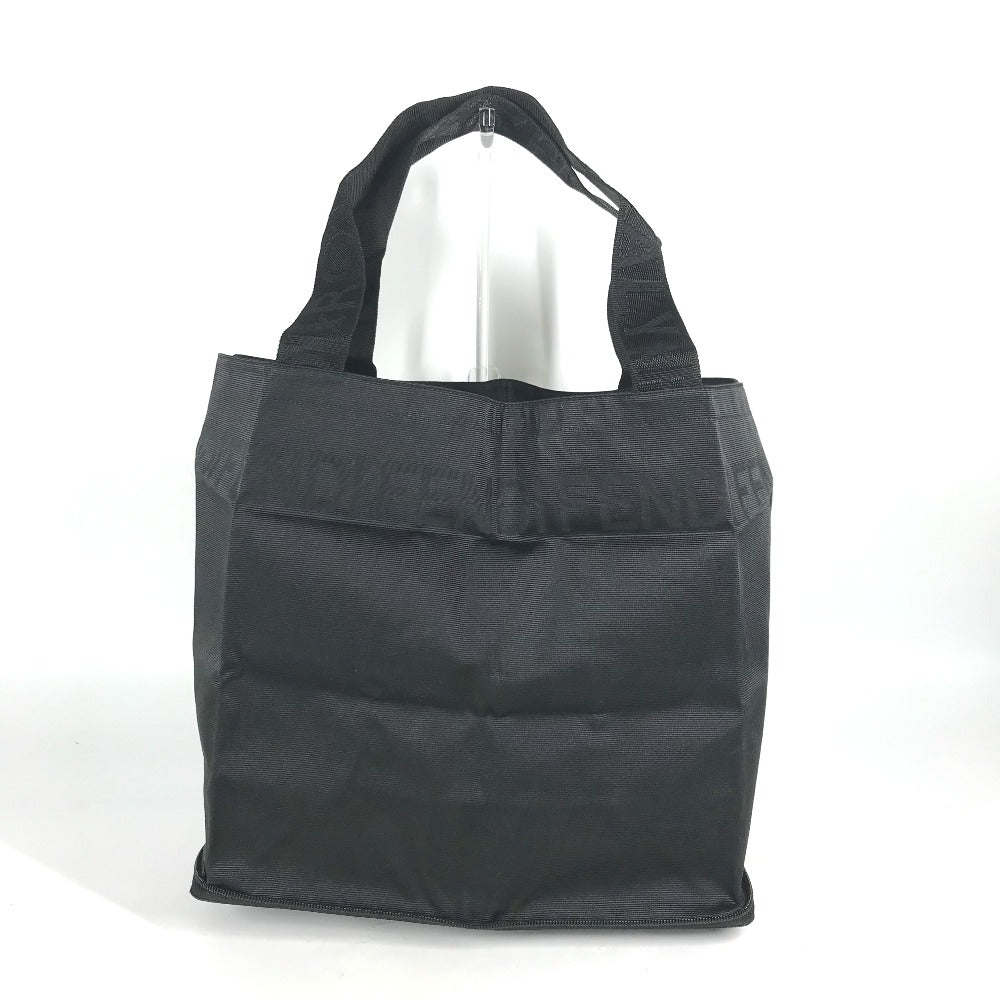 FENDI Tote Bag Nylon black logo Women