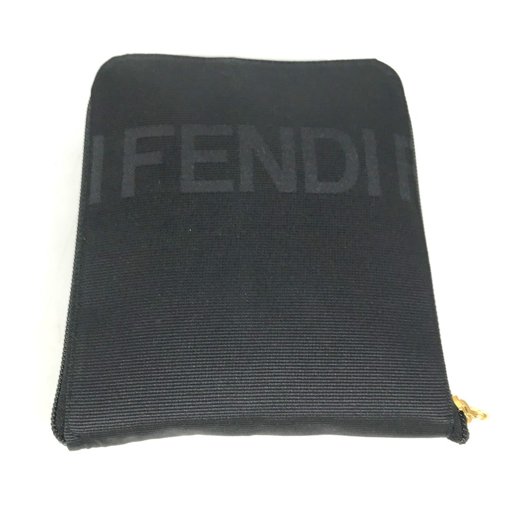 FENDI Tote Bag Nylon black logo Women