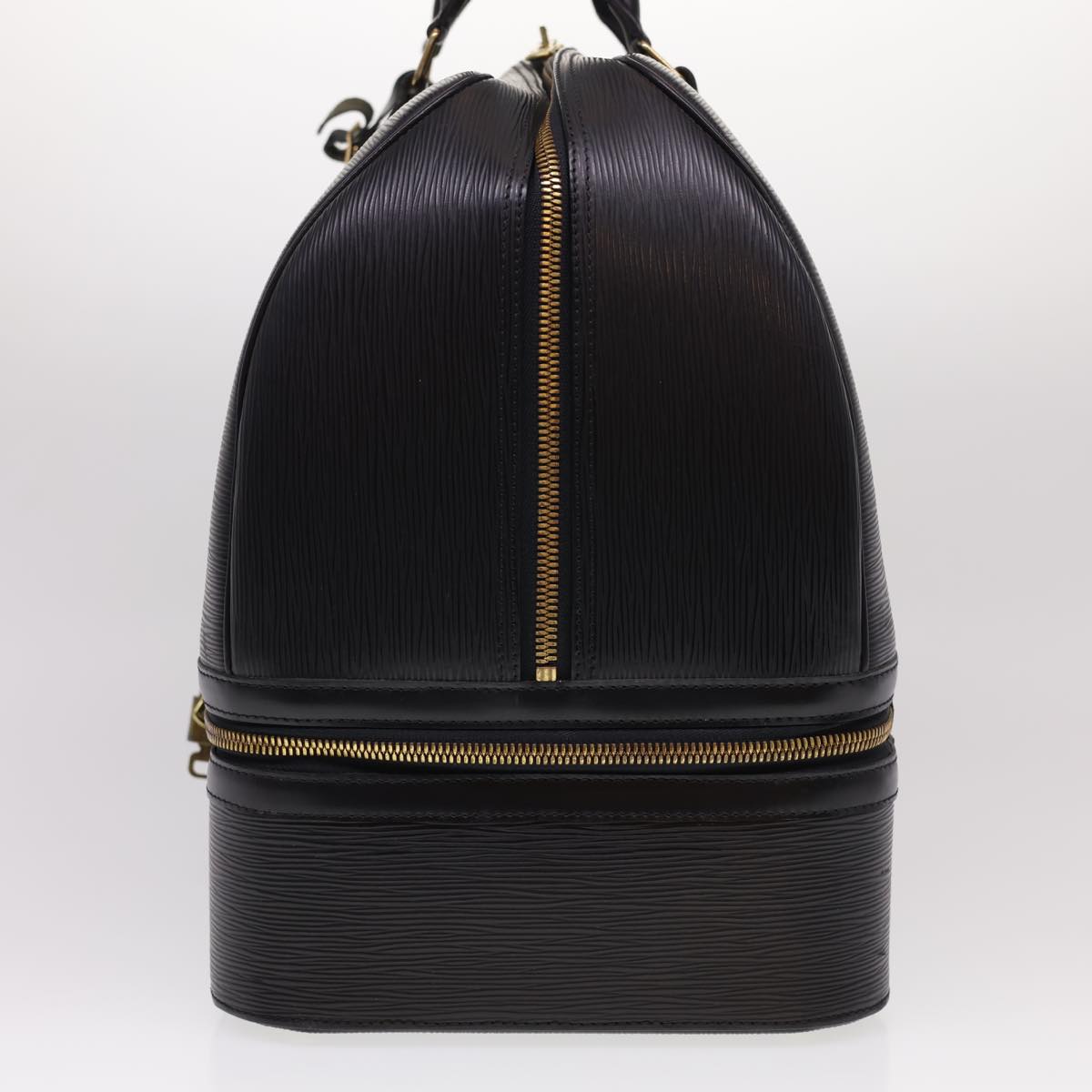 LOUIS VUITTON Epi Sac Sports Boston Bag SPO Black LV 40014