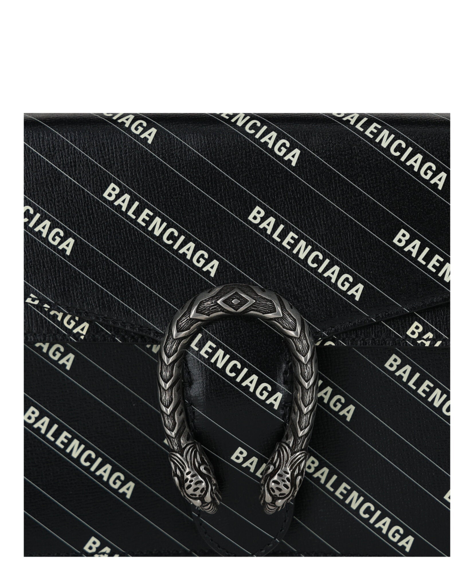 Gucci Womens X Balenciaga Logo Print Dionysus Shoulder Bag