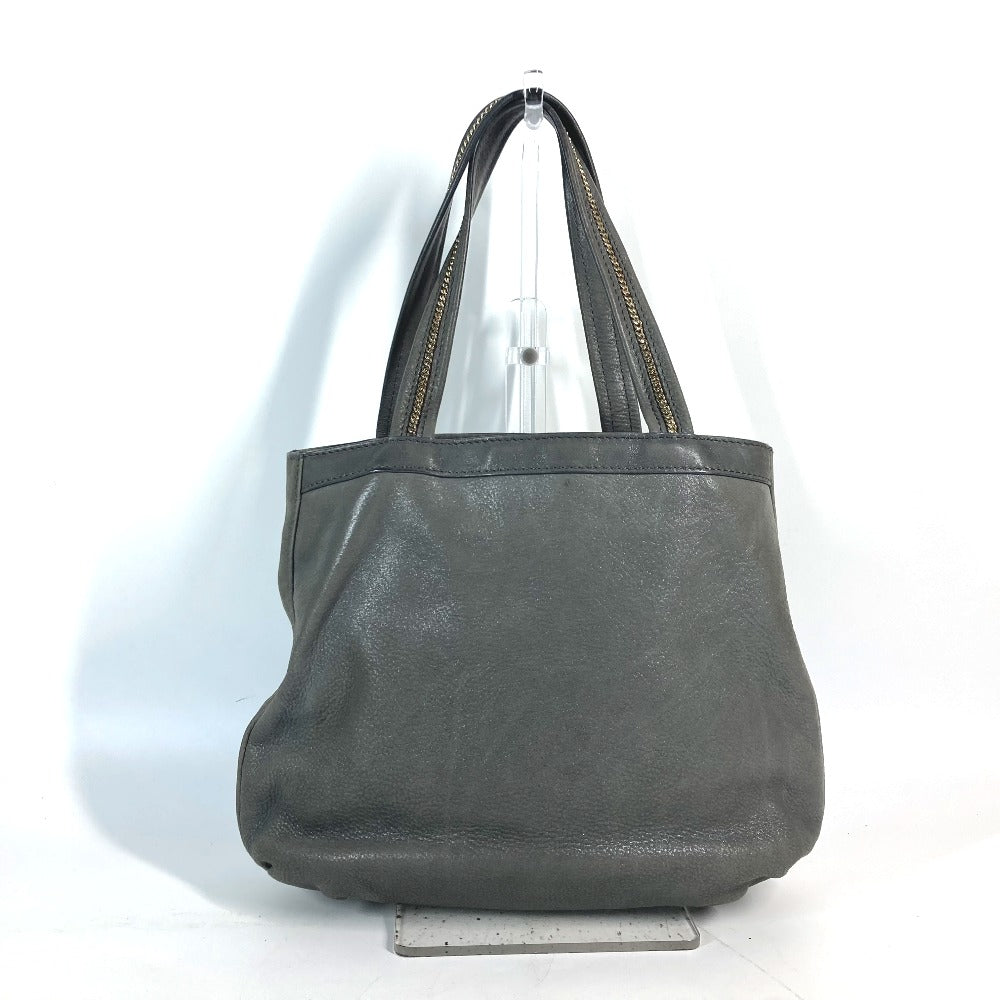 FENDI Shoulder Bag 8BR650 leather gray Bag Shoulder Bag Tote Bag logo FF Women