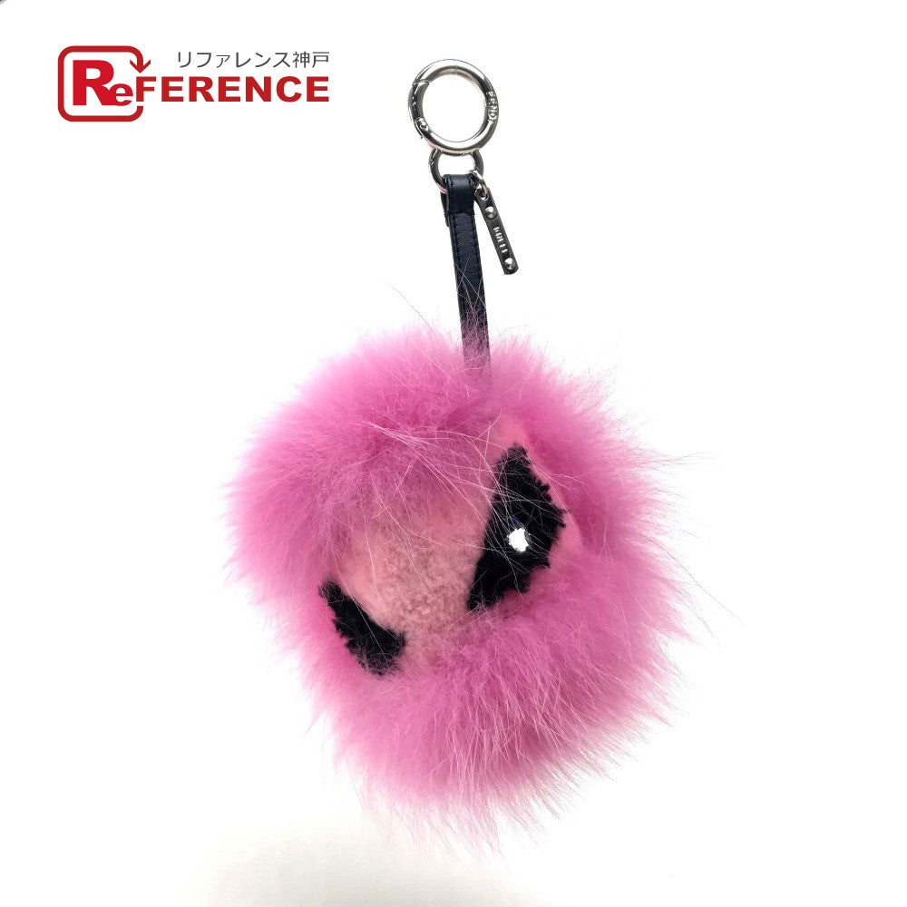 FENDI charm fur pink BAG BUGS Bag Bugs