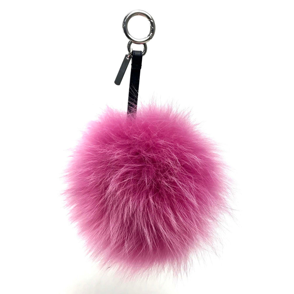 FENDI charm fur pink BAG BUGS Bag Bugs