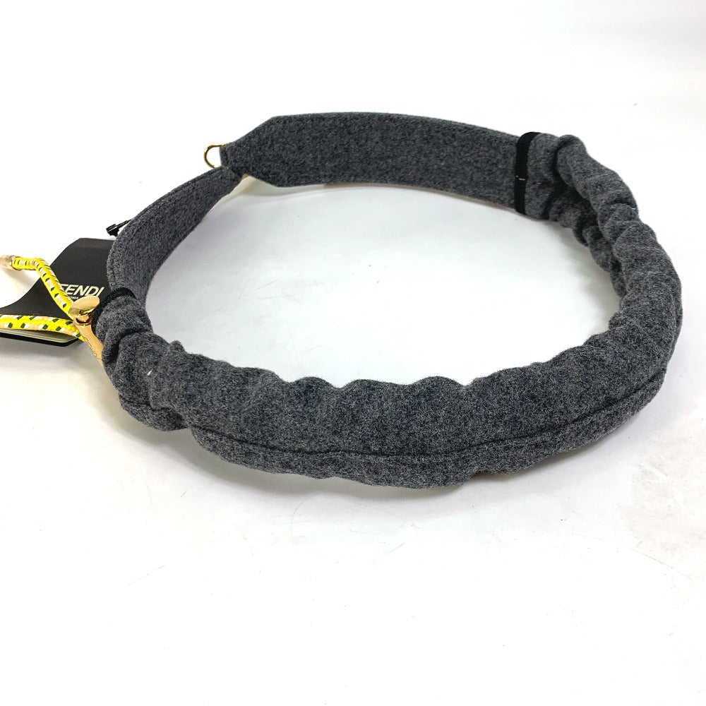 FENDI Shoulder strap 8C0627 felt gray Strap you Women
