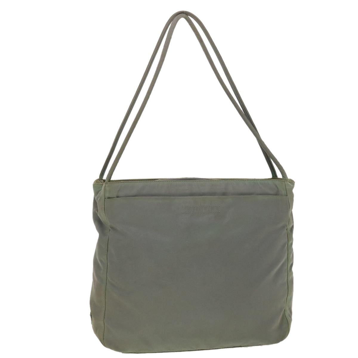 Prada Shoulder Bag Nylon Gray