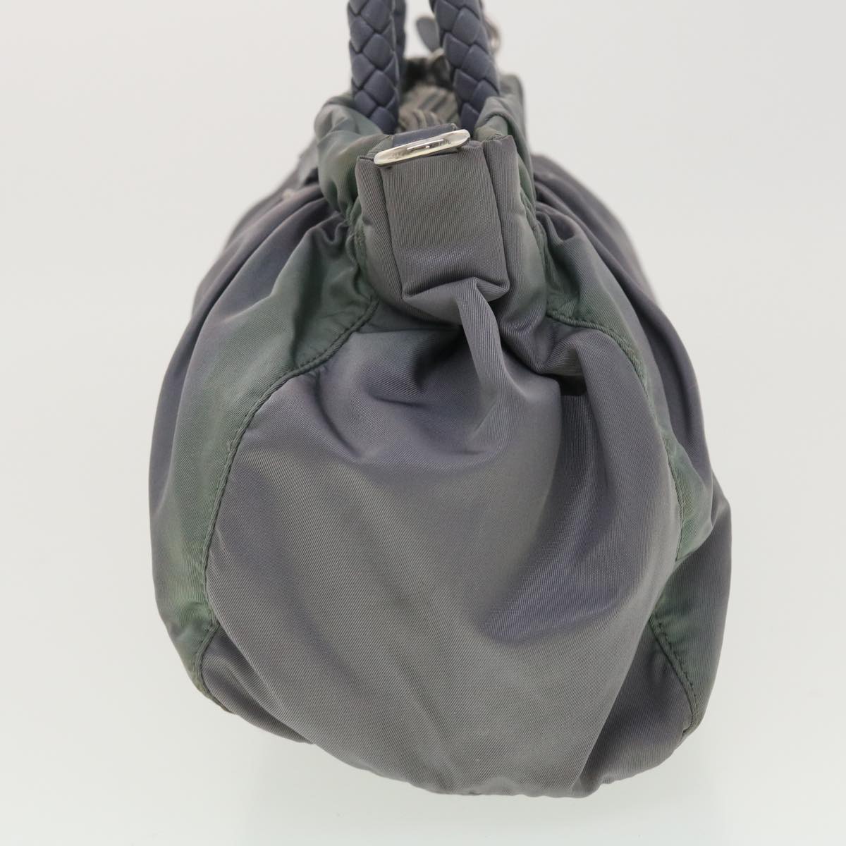 Prada Hand Bag Nylon 2way Gray