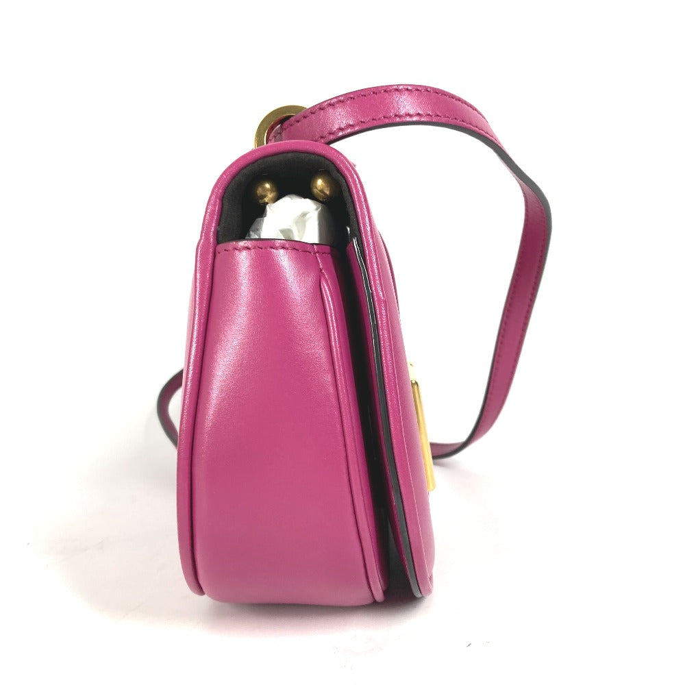 FENDI Shoulder Bag 8BS082 leather purple Come on Small Women